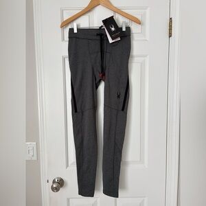 NWT Spyder Active Men’s Base Layer Tights Gray | Performance | Small